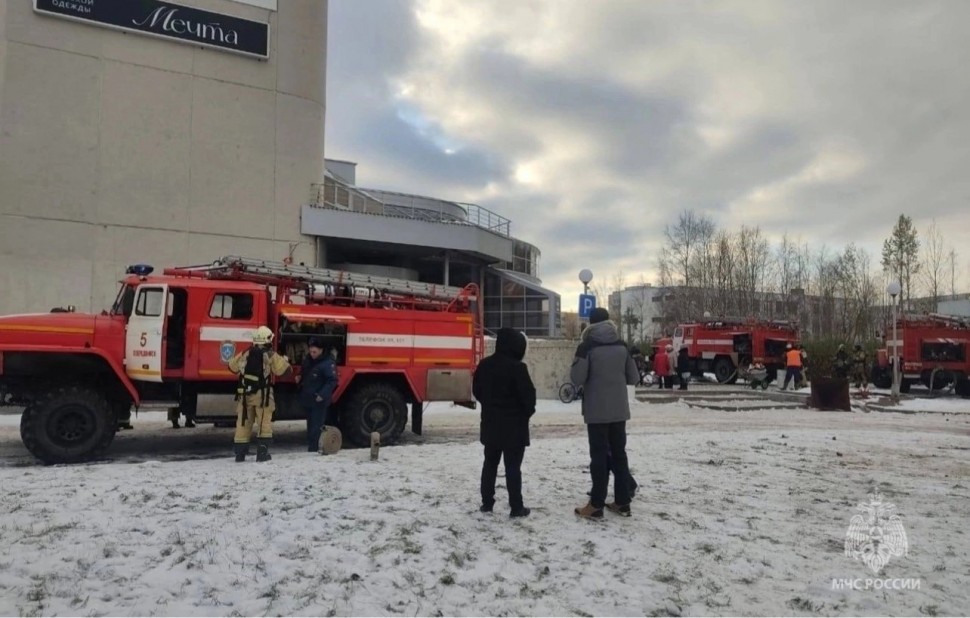 В Северодвинске ликвидирован пожар в универмаге «ЦУМ»